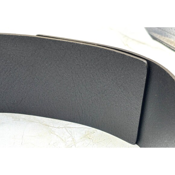 BA&SH Wide Cow Leather Belt Black Noir 1544-5144 Made in Italy US 29.5 Sm/Md EUC - Picture 9 of 16